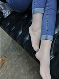 [IESS] Zhang Xinyue's silk feet, high heels and jeans(18)